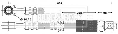 BORG & BECK Тормозной шланг BBH6705